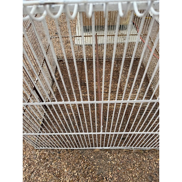 1960s Vintage Extremely Large Pagoda Top Birdcage For Sale - Image 5 of 10
