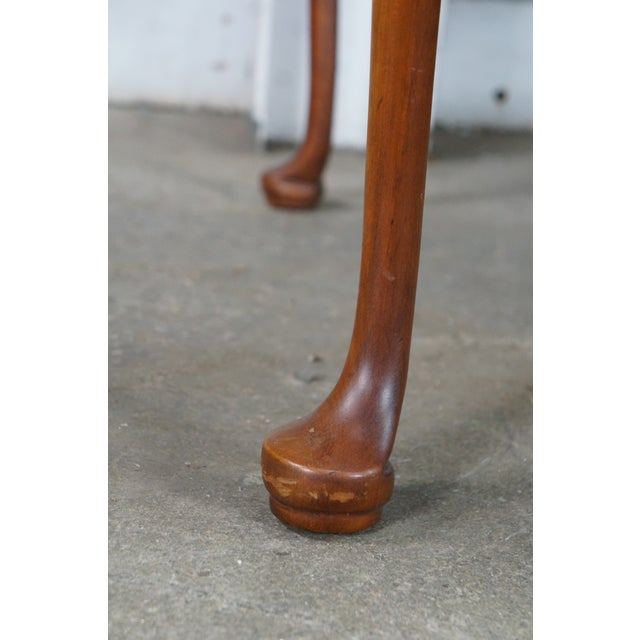 Brown Vintage Lexington Bob Timberlake Cherry Queen Anne Farmhouse Dining Table 94" For Sale - Image 8 of 18