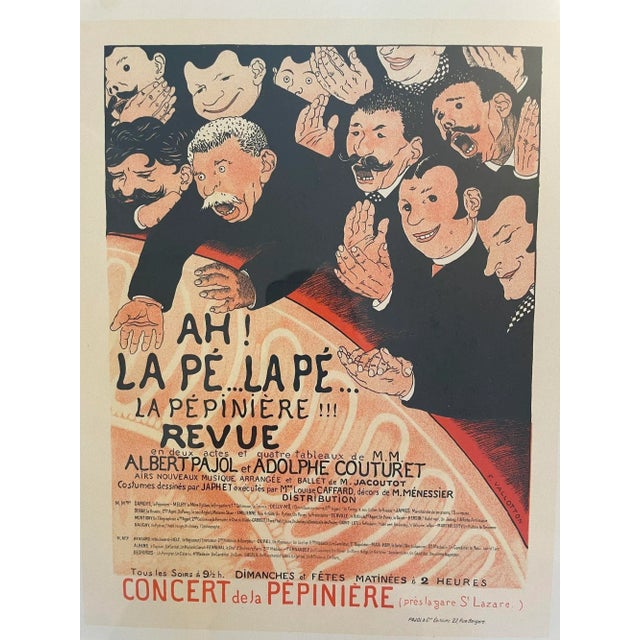 Félix Vallotton French Poster by Les Maîtres de l’Affiche: Ah! la Pé . . . la Pé . . . la Pépinierè!!!. Lithographie #...