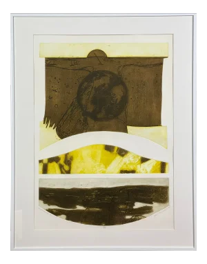 Jb Thompson - “Sidereal I” Embossed Screenprint, Signed/Framed (1973, #22/60)