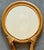 Boho Chic Bent Bamboo Hand Mirror For Sale - Image 4 of 6