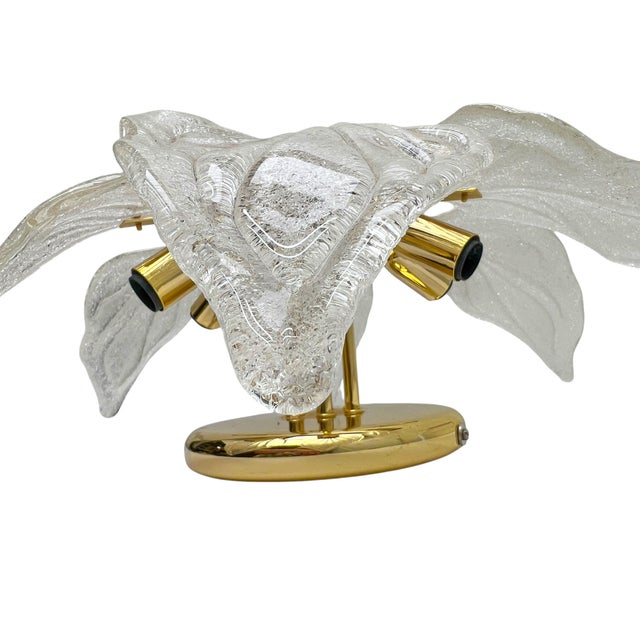 Murano Glass Leaf Flush Mount by Novaresi, Italy, 1970s For Sale - Image 14 of 17