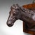 Brown Antique Mounted Horse Bust, English, Iron, Coat Hook, Equestrian Tack, Edwardian For Sale - Image 8 of 10