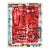 Skeleton Strums - Original Pop Street Art Acrylic Painting on Newspaper by Gary John For Sale