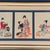 Toyohara Yōshū Chikanobu, Kimono Changing CeremonyTriptych, 1895, Glass, Wood and Paper For Sale - Image 3 of 18