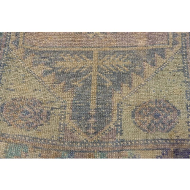 Vintage Turkish Oushak Accent Rug - 01'08 X 03'00 For Sale - Image 4 of 7