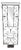 Wall-Mounted Coat Rack in Wrought Iron with Central Mirror For Sale