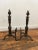 1930s Antique Andirons - 1930s Traditional Flame Torch - A Pair For Sale - Image 5 of 6