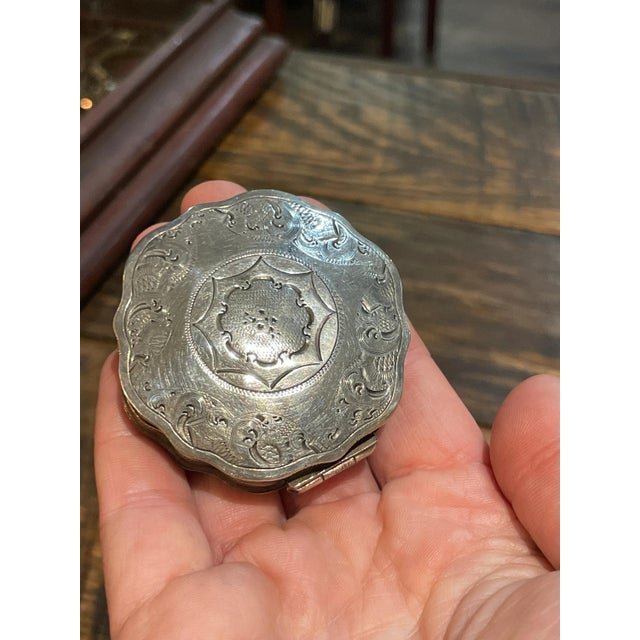 Mid 19th Century Dutch Sterling Silver Spice Box For Sale - Image 9 of 9