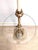 Brass Vintage Mid-Century Modern Stiffel Brass Floor Lamp With Integrated Glass Table For Sale - Image 8 of 11
