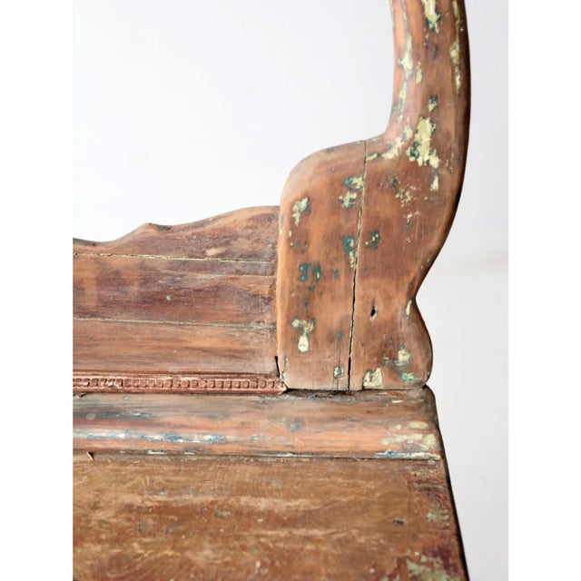 Antique Primitive Washstand Cabinet For Sale - Image 9 of 12