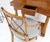 Burl Wood Biedermeier Dressing Table Mirror Matching Chair Cane Seat Mint! For Sale - Image 9 of 18