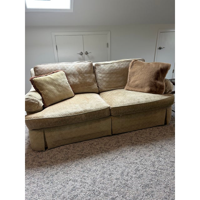 Traditional Hancock & Moore Velvet Sofas (2) For Sale - Image 3 of 18