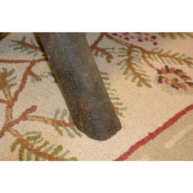 Vintage Old Hickory Indiana Wood & Log Criss Cross Ends Dining Bench Seat For Sale - Image 13 of 16