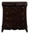 19th Century French Dark Brown Louis XV Ornate Chest of Drawers For Sale