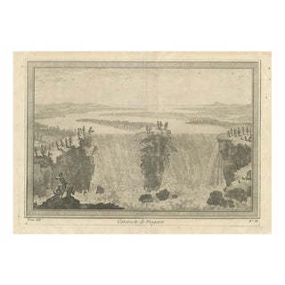 Niagara Falls, 1780, Paper For Sale