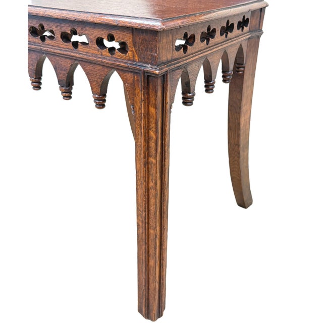 Mid 19th Century Oak Hall Chairs, 1860, Set of 2 For Sale - Image 5 of 14