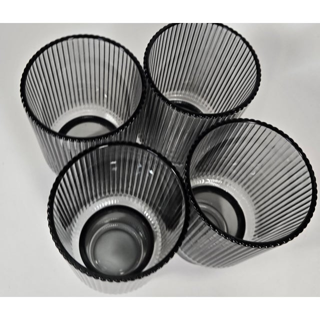 1990s 1990s Gray Danish Modern Tumblers - Set of Four For Sale - Image 5 of 12