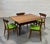 This vintage Mid Century Modern gem easily converts from a coffee table to a desk or console or to a full size dining...
