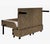 Contemporary Foundry Select Queen Ambrosia Rolling Cabinet Bed Frame For Sale - Image 3 of 12