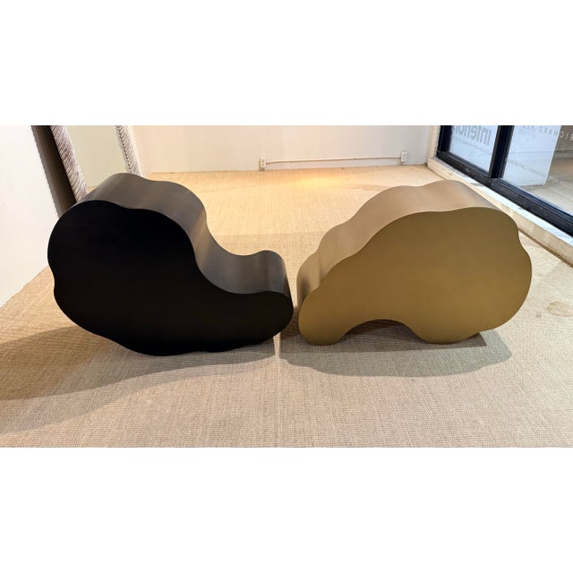 Modern Arteriors Home Meadow Organic Metal 2 Piece Coffee Table For Sale - Image 3 of 9