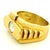 Vintage Modernist 18k Gold Architectural Diamond Ring, Size 8 For Sale - Image 9 of 12