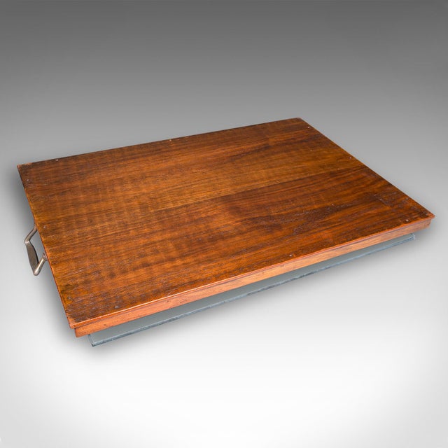 Antique Aperitif Serving Tray, English, Walnut, Afternoon Tea Platter, Edwardian For Sale - Image 9 of 10