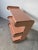 1980s Vintage Postmodern Space Age Laminate Bar Cart / Rolling Display Shelf For Sale - Image 10 of 13