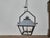 Pair of Large Iron Lanterns with Four Lights and Architectural Design For Sale - Image 9 of 12