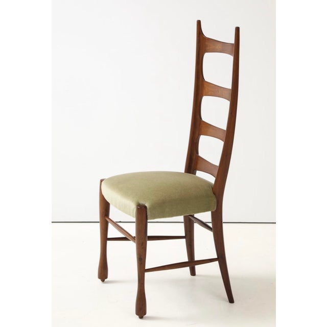 Paolo Buffa Paolo Buffa Hight Back Side Chair For Sale - Image 4 of 12