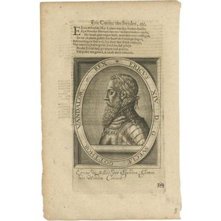 Janszoon, Eric XIV of Sweden, 1615, Paper For Sale