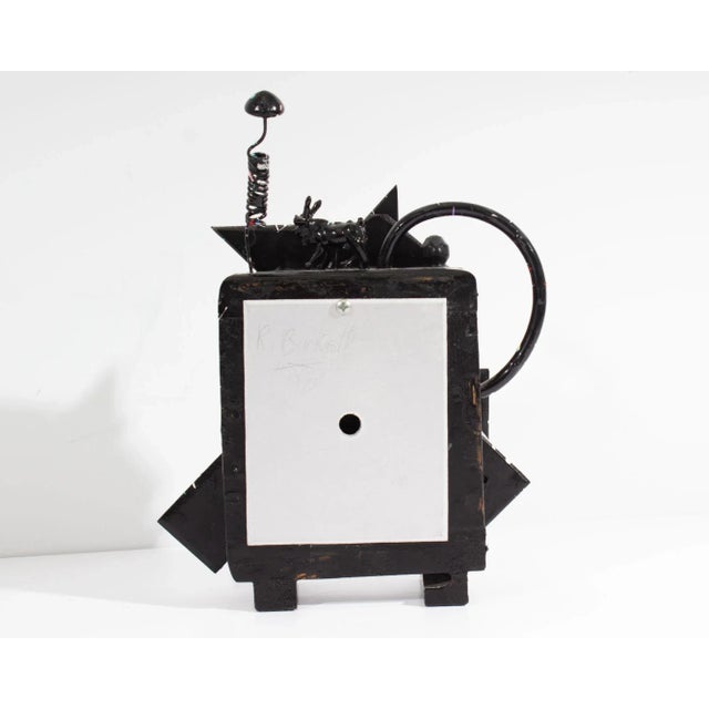 Contemporary Richard Birkett Signed 1990 Splatter Fantasy Clock For Sale - Image 3 of 9