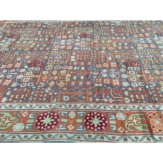 Large Antique Spanish Oushak Rug For Sale - Image 11 of 18