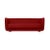 Gold Red and Smoked Oak Raf Simons Vidar 3 Vilhelm Sofa by Lassen For Sale - Image 8 of 8