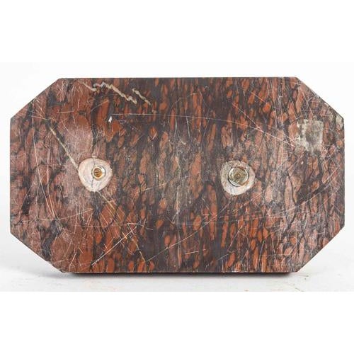 Napoleon II Bronze Sculpture of Two Dogs Playing on a Marble Base For Sale - Image 6 of 7