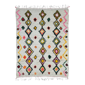 Berber Symbols Moroccan Rug - 8.9 X 6.1 Ft