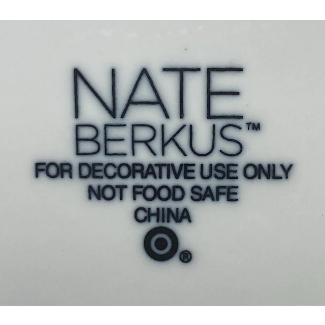 Nate Berkus Contemporary White Ceramic Square Geo Vase For Sale - Image 10 of 12