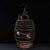Late 19th Century Vintage Hardwood Birdcage With Gemstone Inlay and Porcelain Cups For Sale - Image 5 of 9