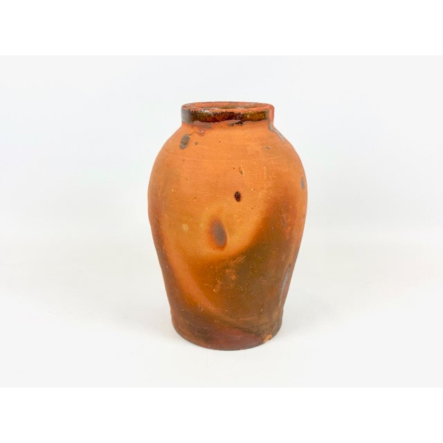 Antique Aegean Clay Pottery Jar For Sale - Image 5 of 12