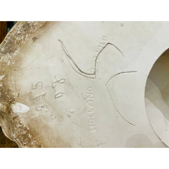 Vintage 1960s Mid-Century Modern Holland Mold Ceramic Peacock For Sale - Image 12 of 12