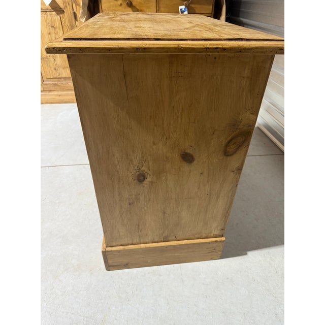 Antique Pine Three Drawers - Chest of Drawers From England For Sale - Image 12 of 18