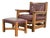 Stickley Mission Oak Arts & Crafts Eastwood Lounge Chair With Ottoman For Sale