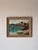 Vintage Impressionist Coastal Harbor Oil Painting on Canvas - Framed For Sale In Miami - Image 6 of 18