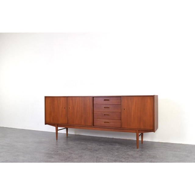 Wood Mid-Century Modern Danish Teak Sideboard, 1960s For Sale - Image 7 of 15