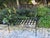 Hollywood Regency Vintage French Provincial Style Wrought Iron Garden Bench in Glossy Black For Sale - Image 3 of 9