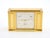 Tiffany & Co. Gilt Bronze Rectangular Desk Clock With Volumatic Dial, Circa 1960 For Sale - Image 14 of 14