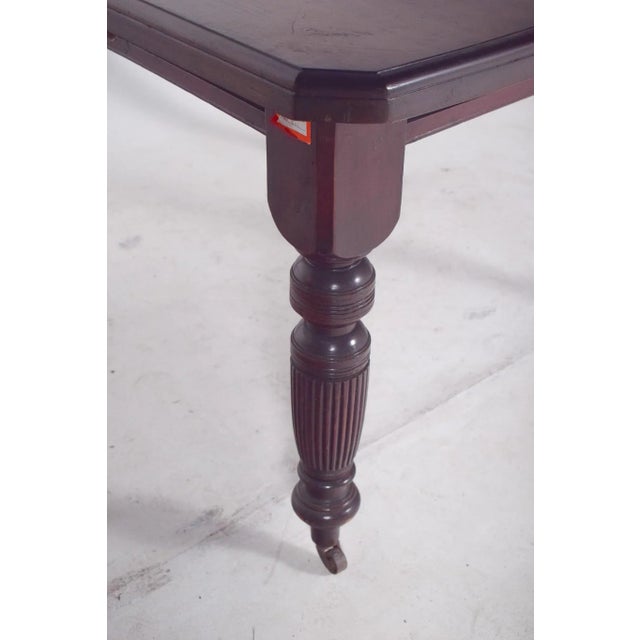 English Victorian Dining Table, 1890s For Sale - Image 5 of 11