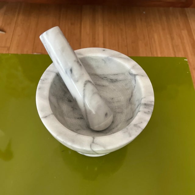 1960s Marble Mortar and Pestle For Sale - Image 4 of 6