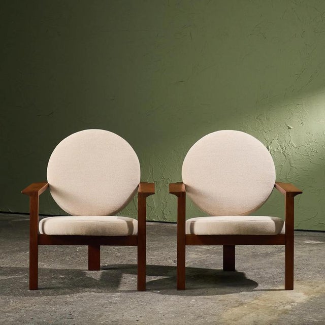Three-Legged Easy Chairs in Teak by Bent Møller Jepsen for Sitamo, Denmark, 1961, Set of 2 For Sale - Image 6 of 15