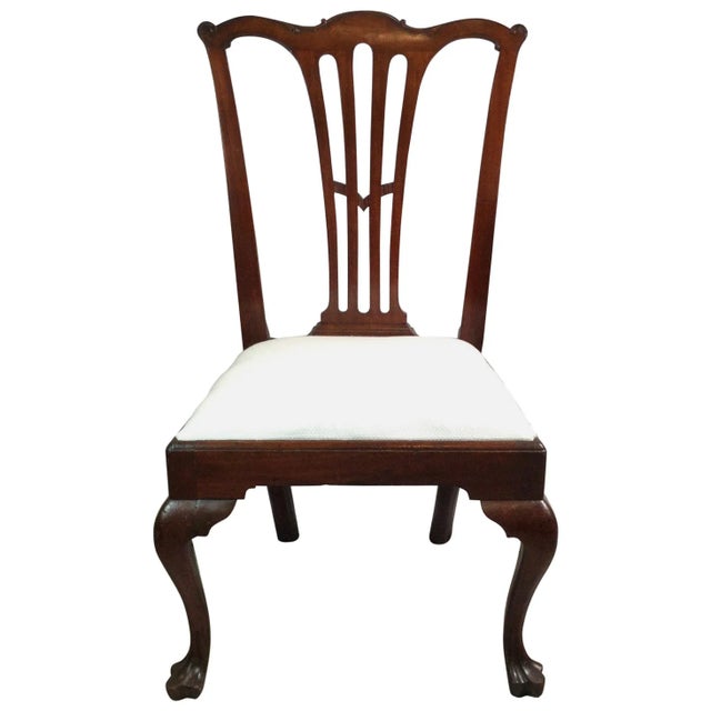 Period Tri Foot Mahogany Philadelphia Side Chair For Sale - Image 11 of 11